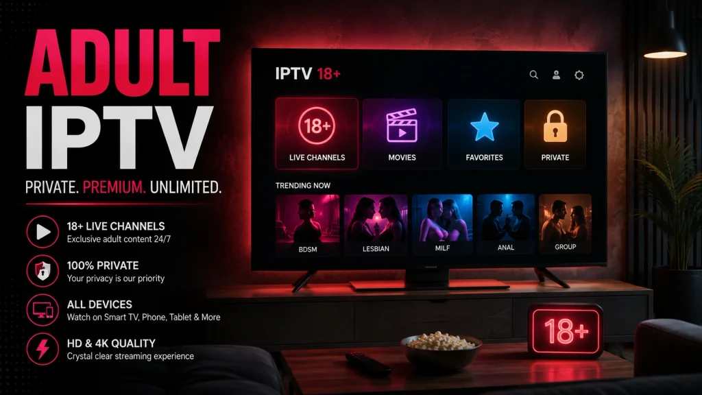 IPTV with all ADULT PREMIUM